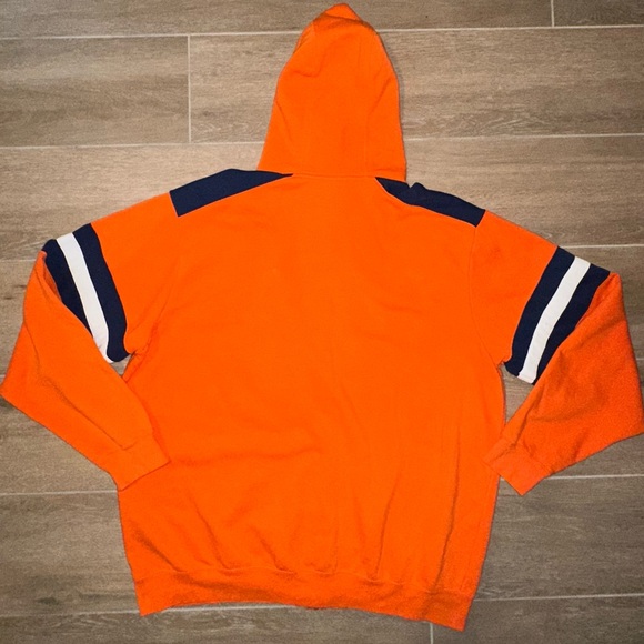 Men’s Denver Broncos zipper front Hoodie Sweatshirt XL - Picture 2 of 6